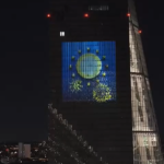 El BCE ilumina su sede por Bulgaria, que se une a la comunidad del euro